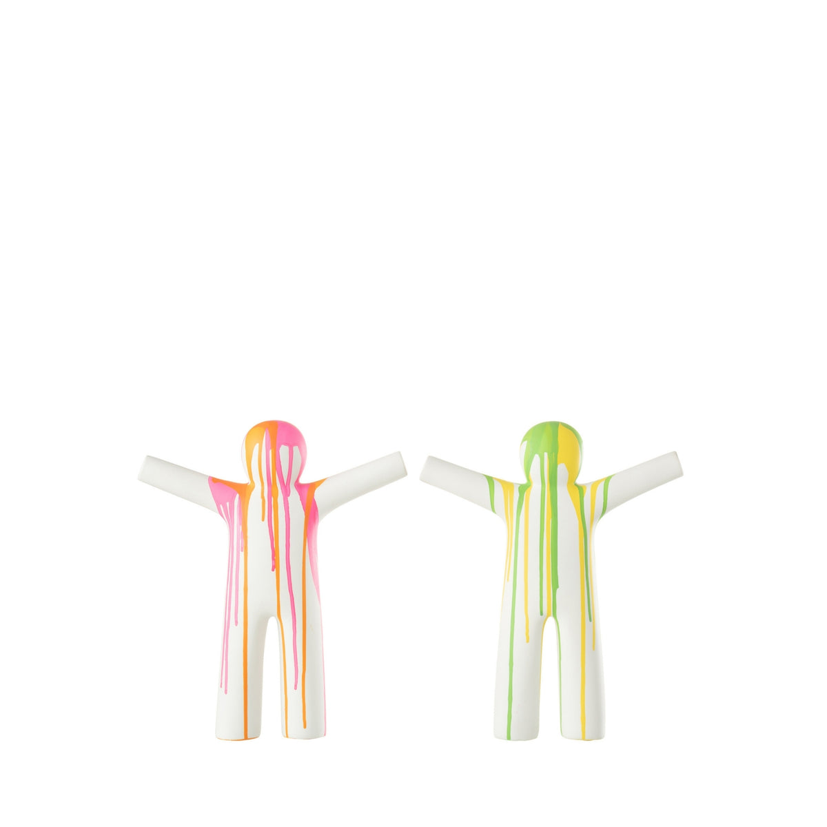 P’tit Maurice Figurine peinte Multicolore Petit ensemble J-Line de 2