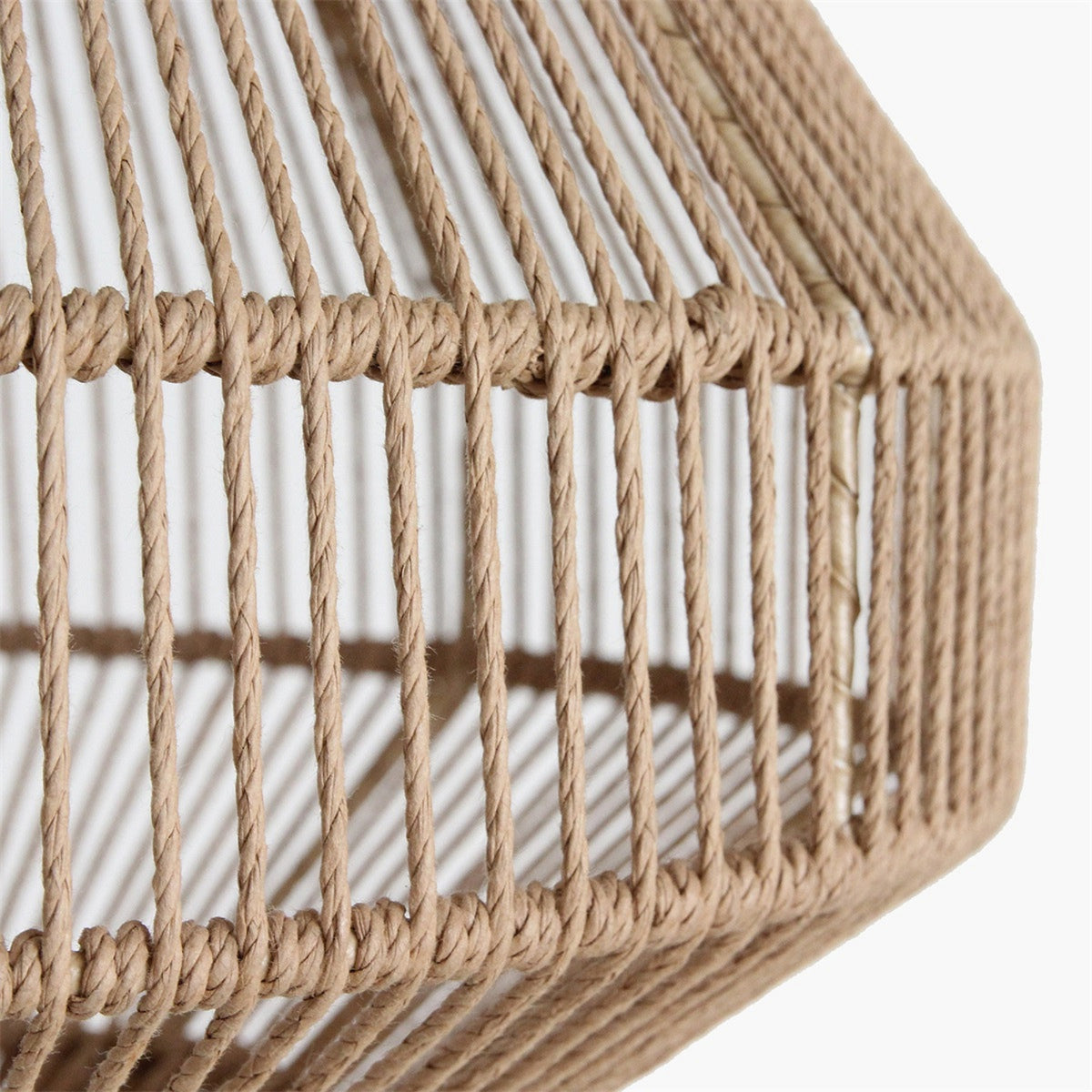 Suspension Linea Diamond Corde Naturelle Moyenne Ø44cm Raw Materials