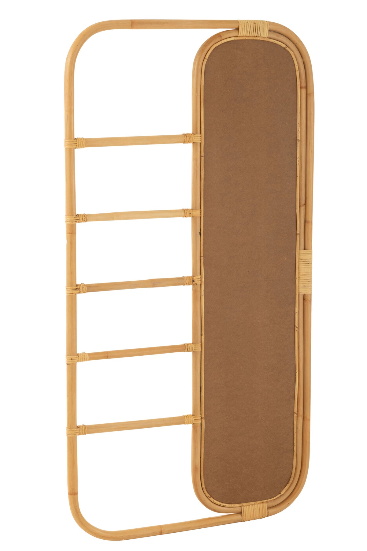 Échelle miroir en rotin naturel J-Line