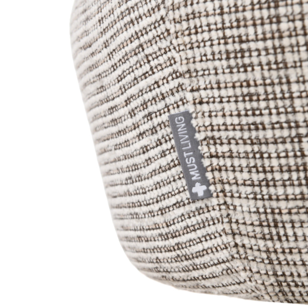 MUST Living Chaise de salle à manger pivotante Clooney Beige