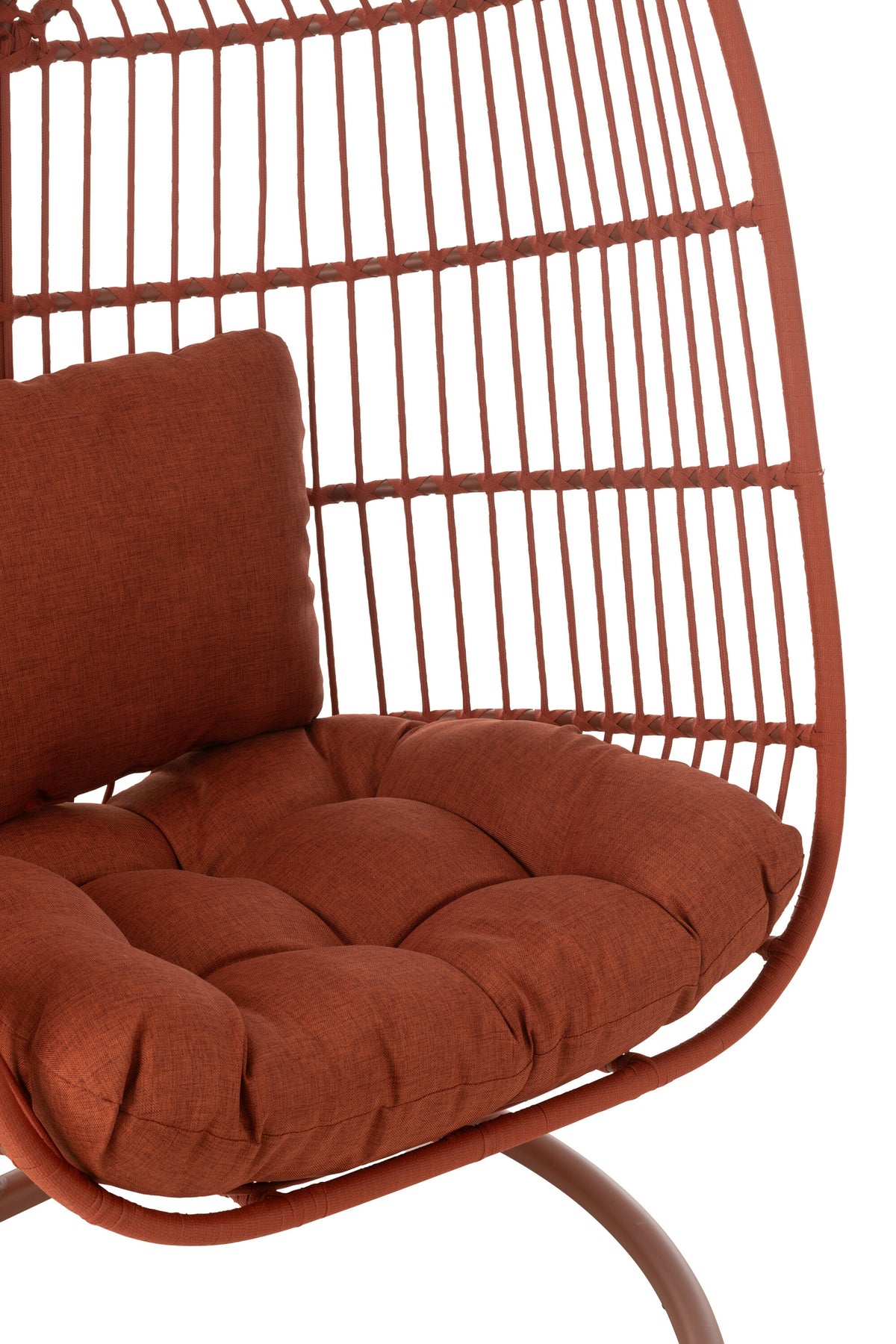 Chaise suspendue Egga Métal/Corde Rouge J-Line