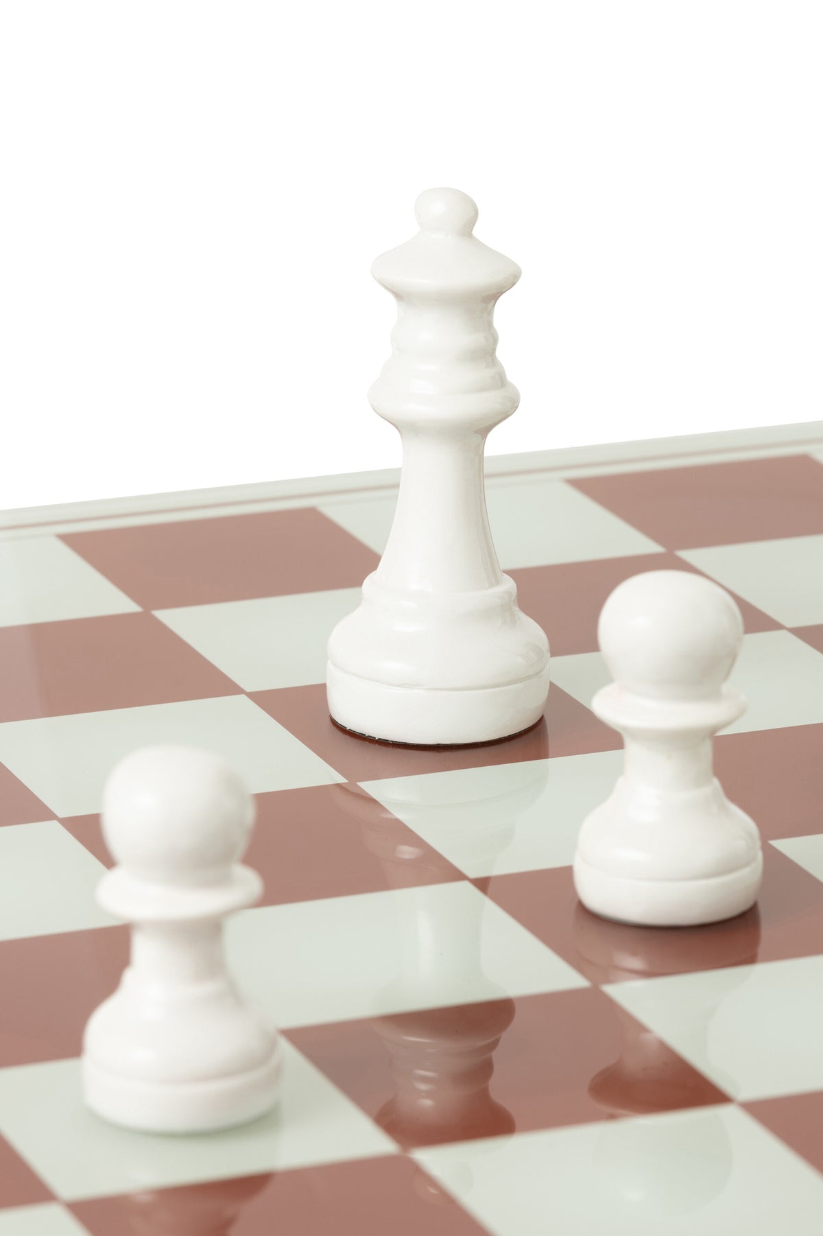 Jeu d’échecs Polyresin Blanc/Rouge Noël J-Line