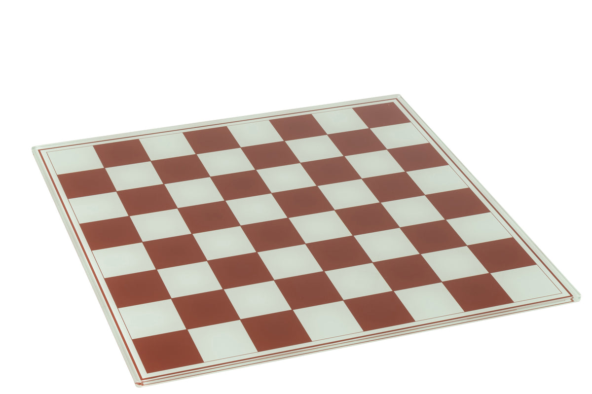 Jeu d’échecs Polyresin Blanc/Rouge Noël J-Line
