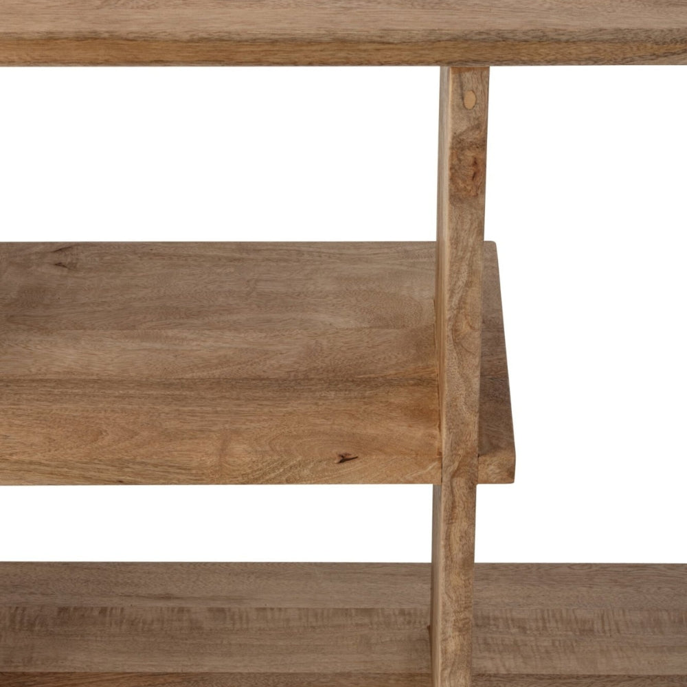 Bibliothèque en bois de manguier naturel J-Line