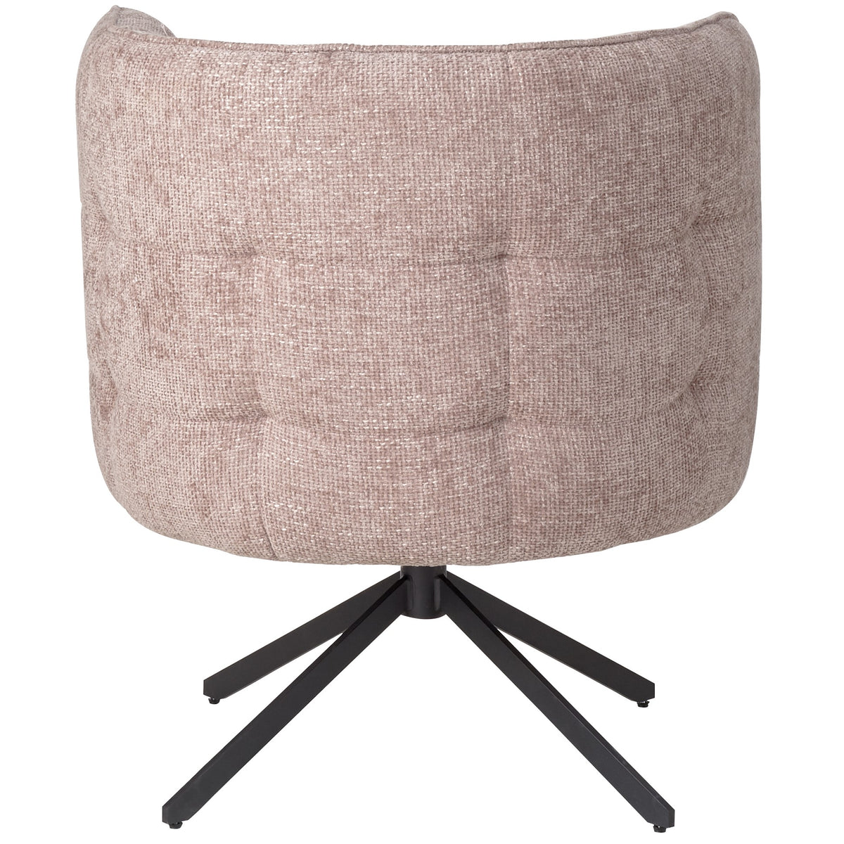 Chaise de salle à manger Odin Pink Legacy 14 Flamingo, pieds noirs PTMD