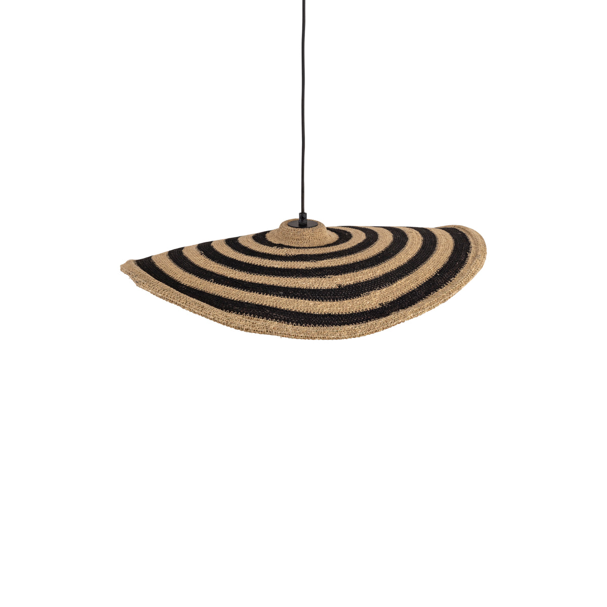 Loulou Suspension ondulée en jonc naturel petite PTMD