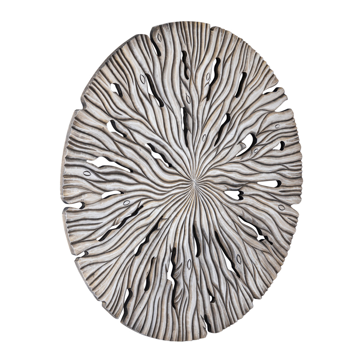 Panneau mural Bonte L - 120x2x120 cm - MDF - Crème PTMD