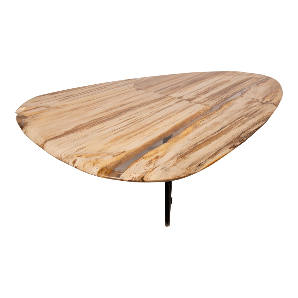 Table basse Deeba en bois pétrifié 130 PTMD