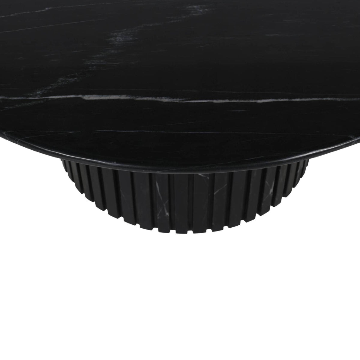 Table basse Neelim - 91x91x41 cm - Marbre - Noir PTMD