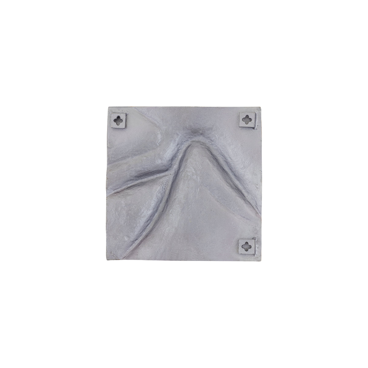 Panneau mural Gihan S - 42x5x42 cm - Aluminium - Argent PTMD