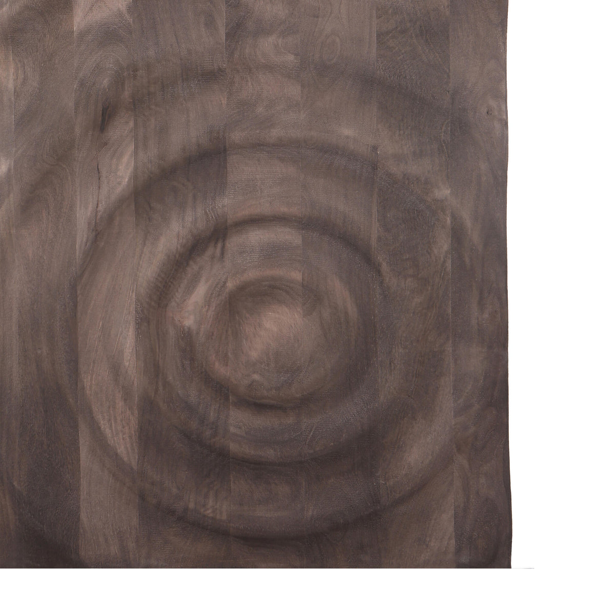 Panneau mural circulaire Mattin Brown en bois de manguier, rect PTMD