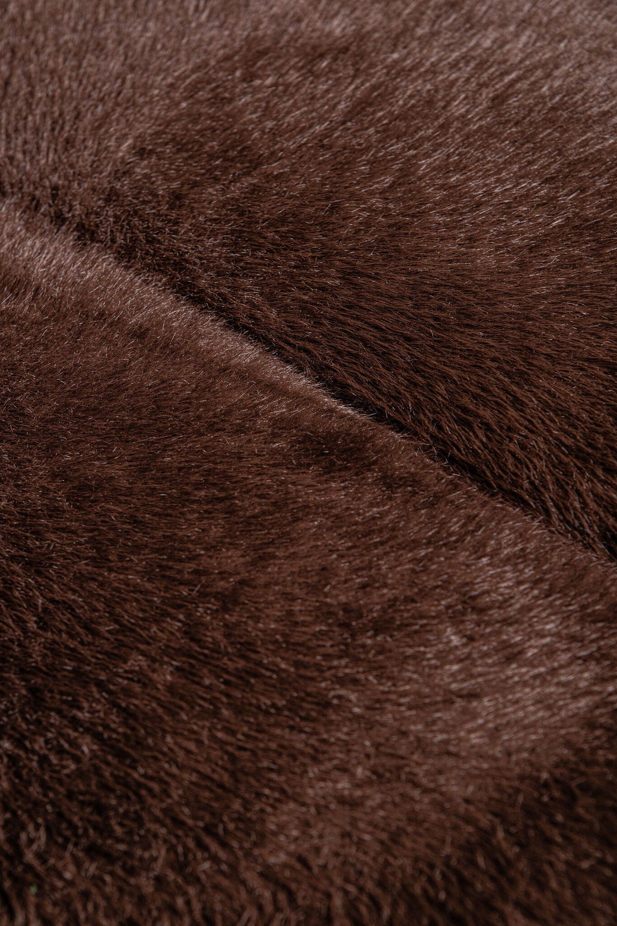 Fauteuil Furia marron foncé en fourrure PTMD
