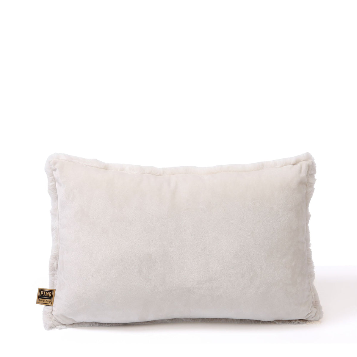 Coussin Linde Velours Blanc Cassé 60x40cm PTMD