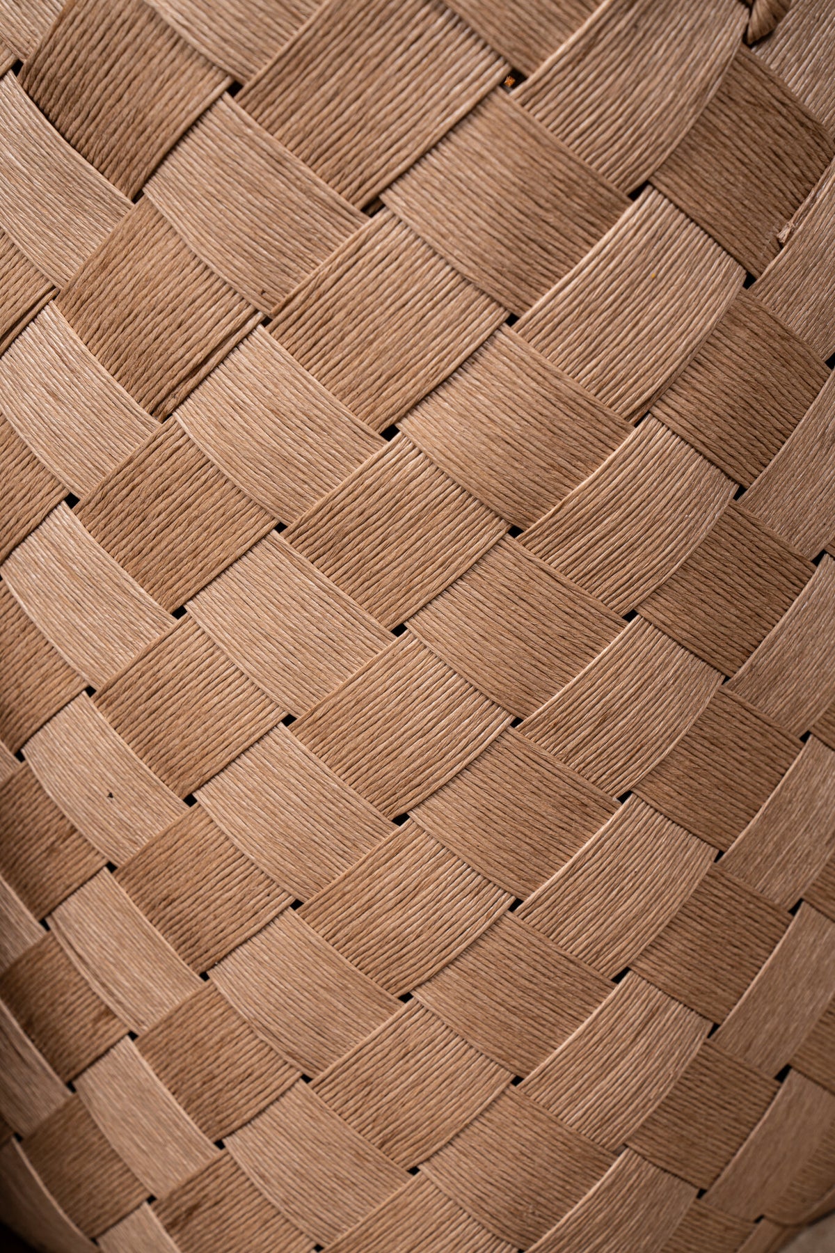 Poignée de panier ronde tressée en papier Clarke Natural SV3 PTMD