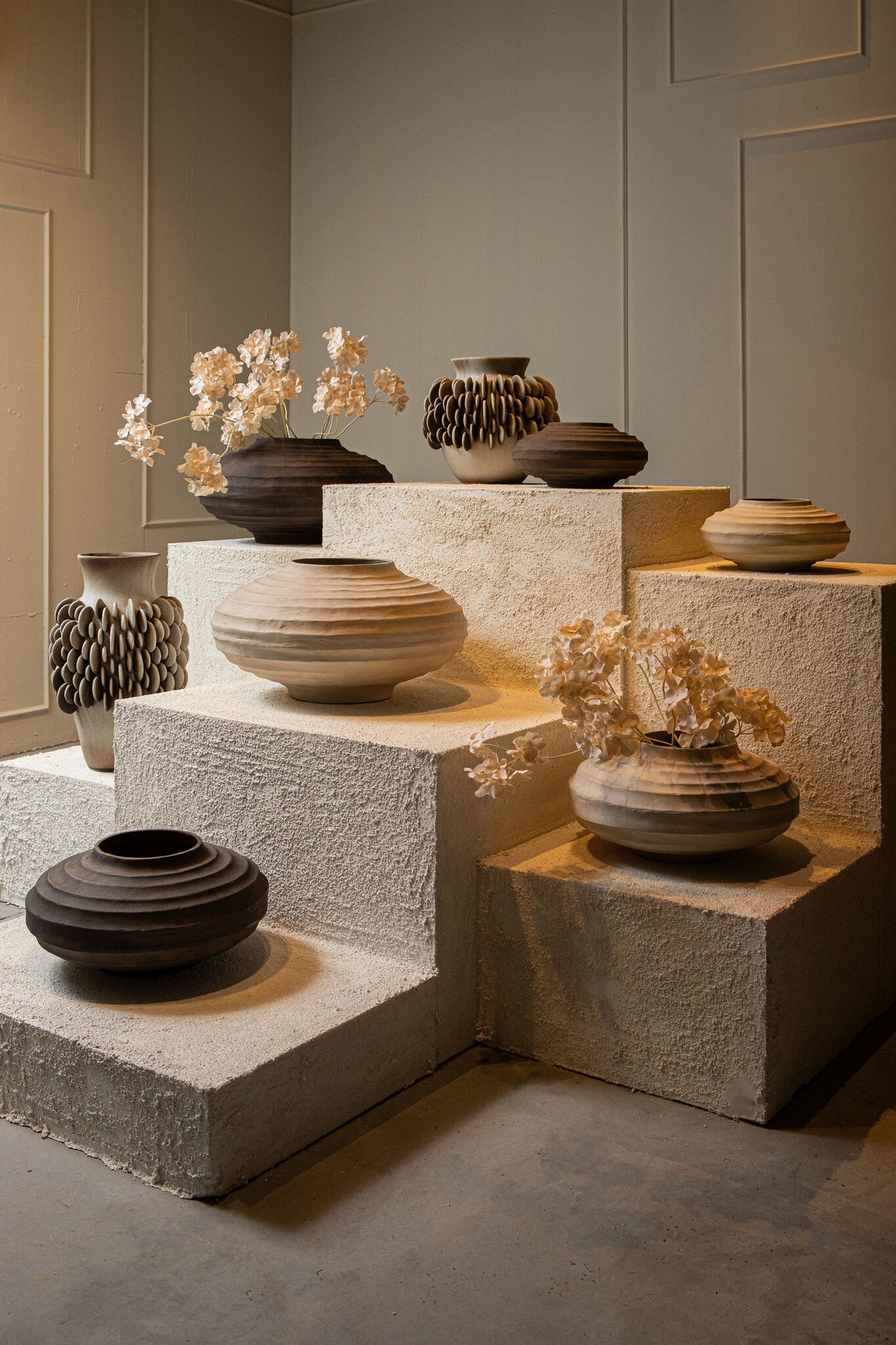 Kody Beige Stone Wash pot côtelé en alu coulé S PTMD