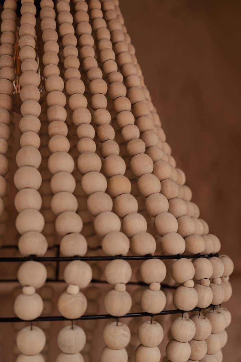 Lustre Teardrop Naturel Moyen Bazar Bizarre