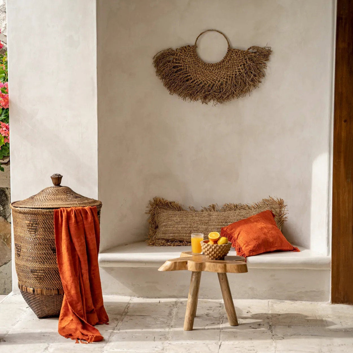 Le panier à linge Colonial Naturel Brun XL Bazar Bizar