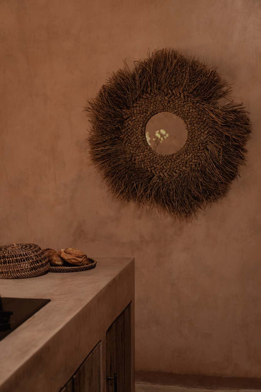 Le miroir Early Monday - Naturel 75x75cm Bazar Bizar