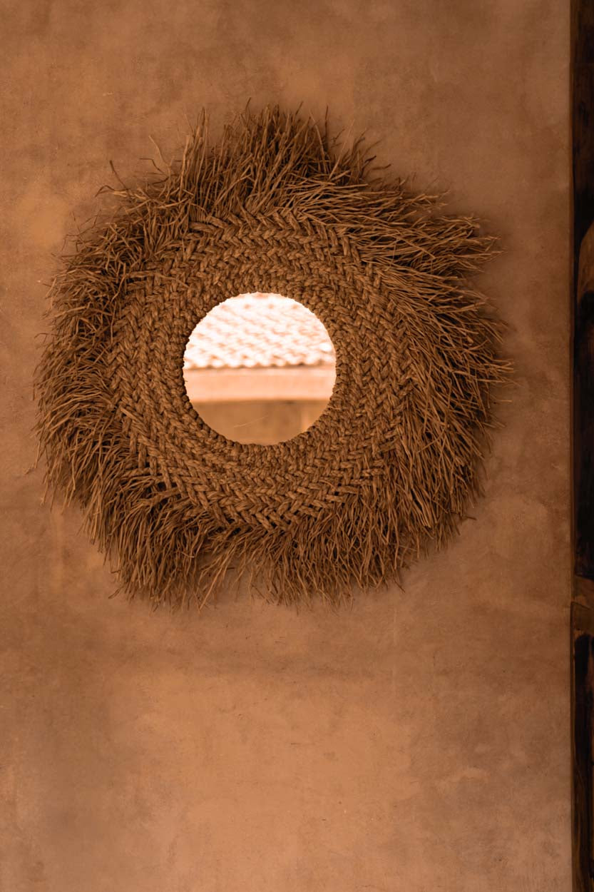 Le miroir Early Monday - Naturel 75x75cm Bazar Bizar