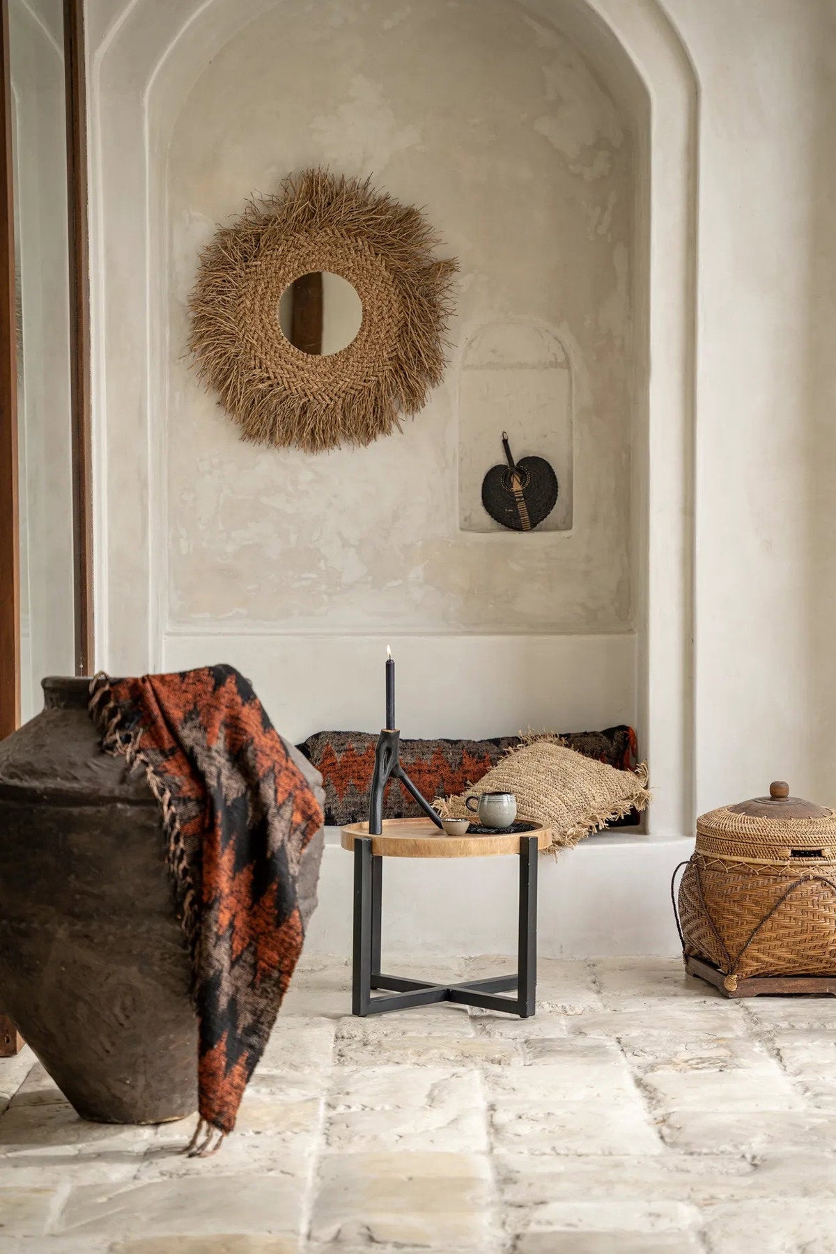 Le miroir Early Monday - Naturel 75x75cm Bazar Bizar
