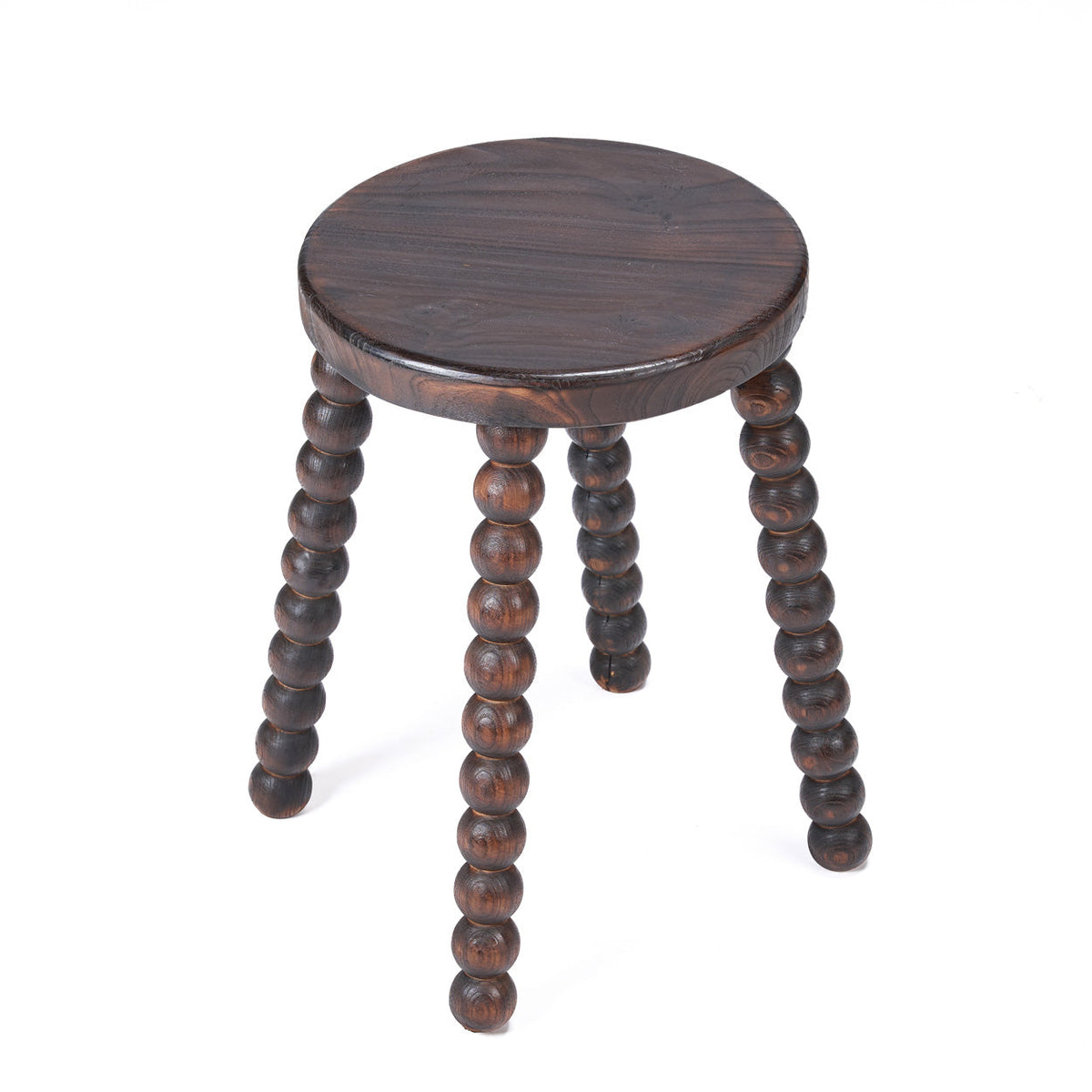 Le tabouret Dango - Noyer foncé Bazar Bizar