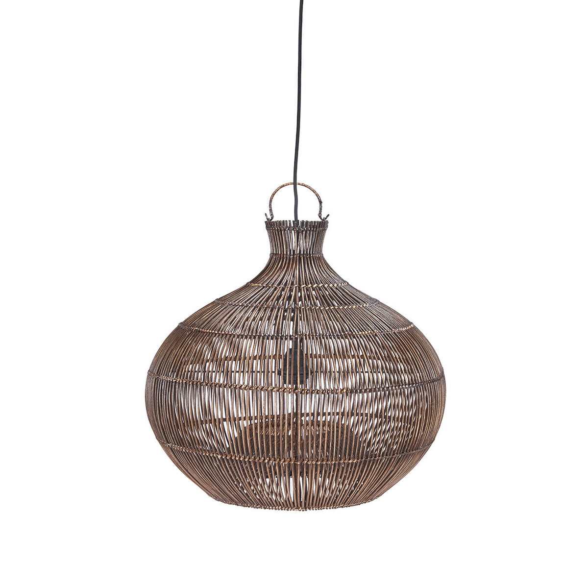 La suspension Desert Gourd Noyer foncé Small Bazar Bizar