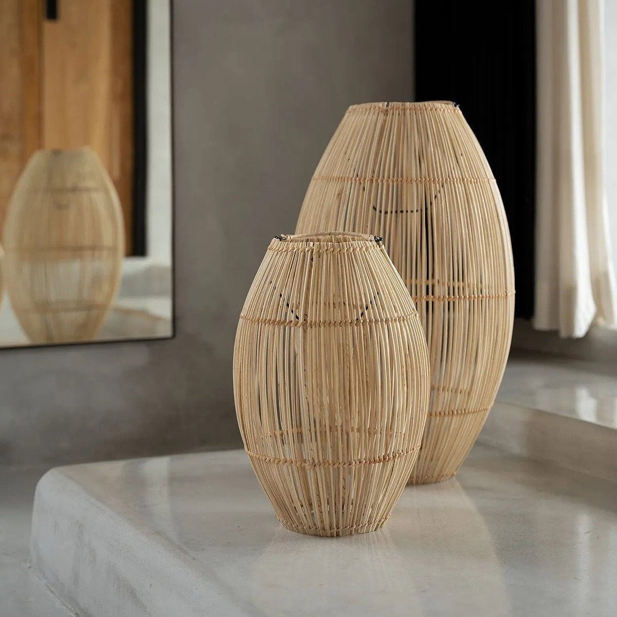La suspension Zuri - Naturel - Large Bazar Bizar