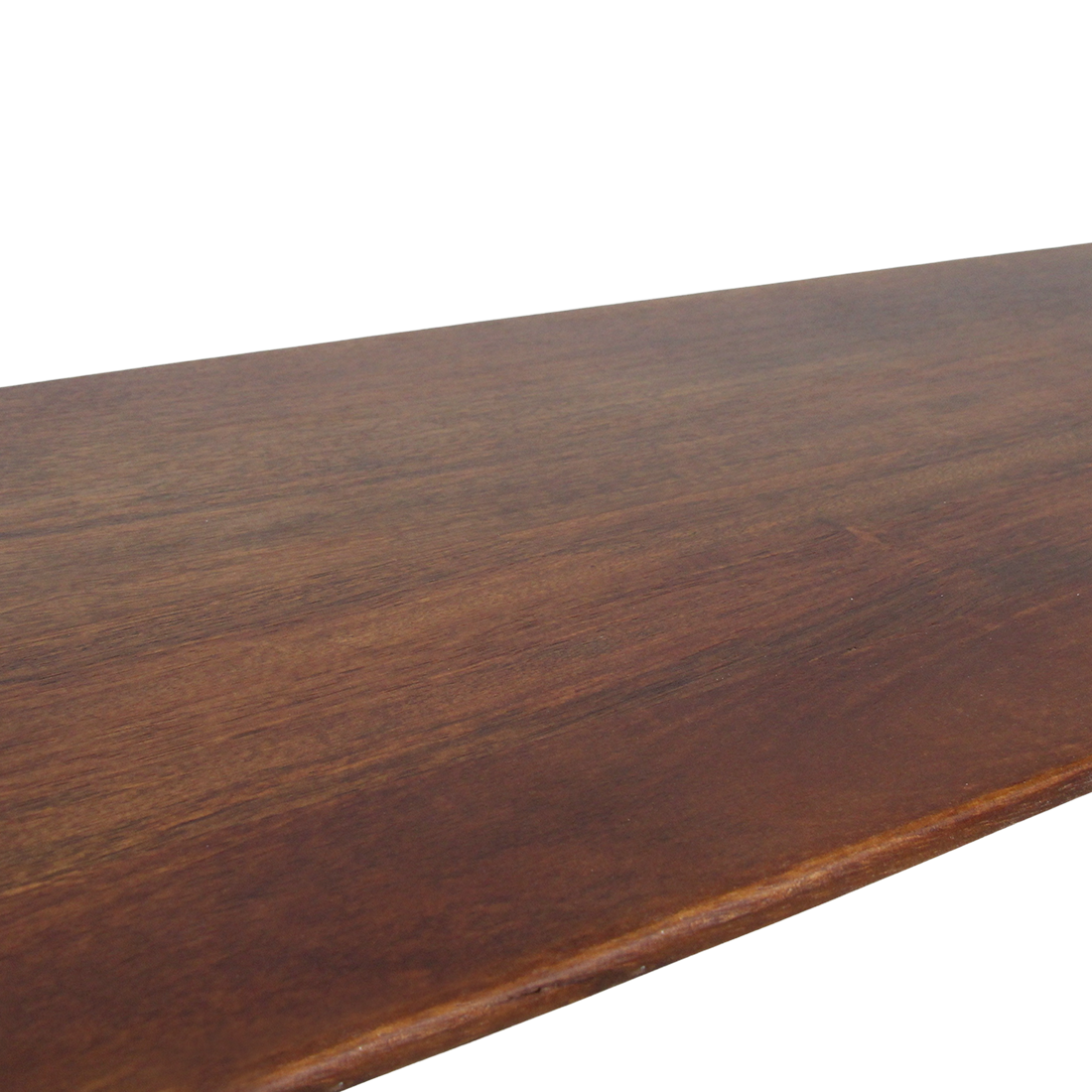 Banc de salle à manger Bullnose en bois de manguier brun 180 cm Raw Materials