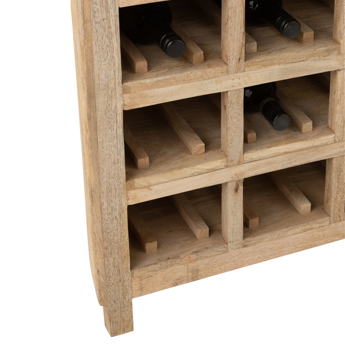 Meuble de bar Lounge en bois de manguier naturel J-Line