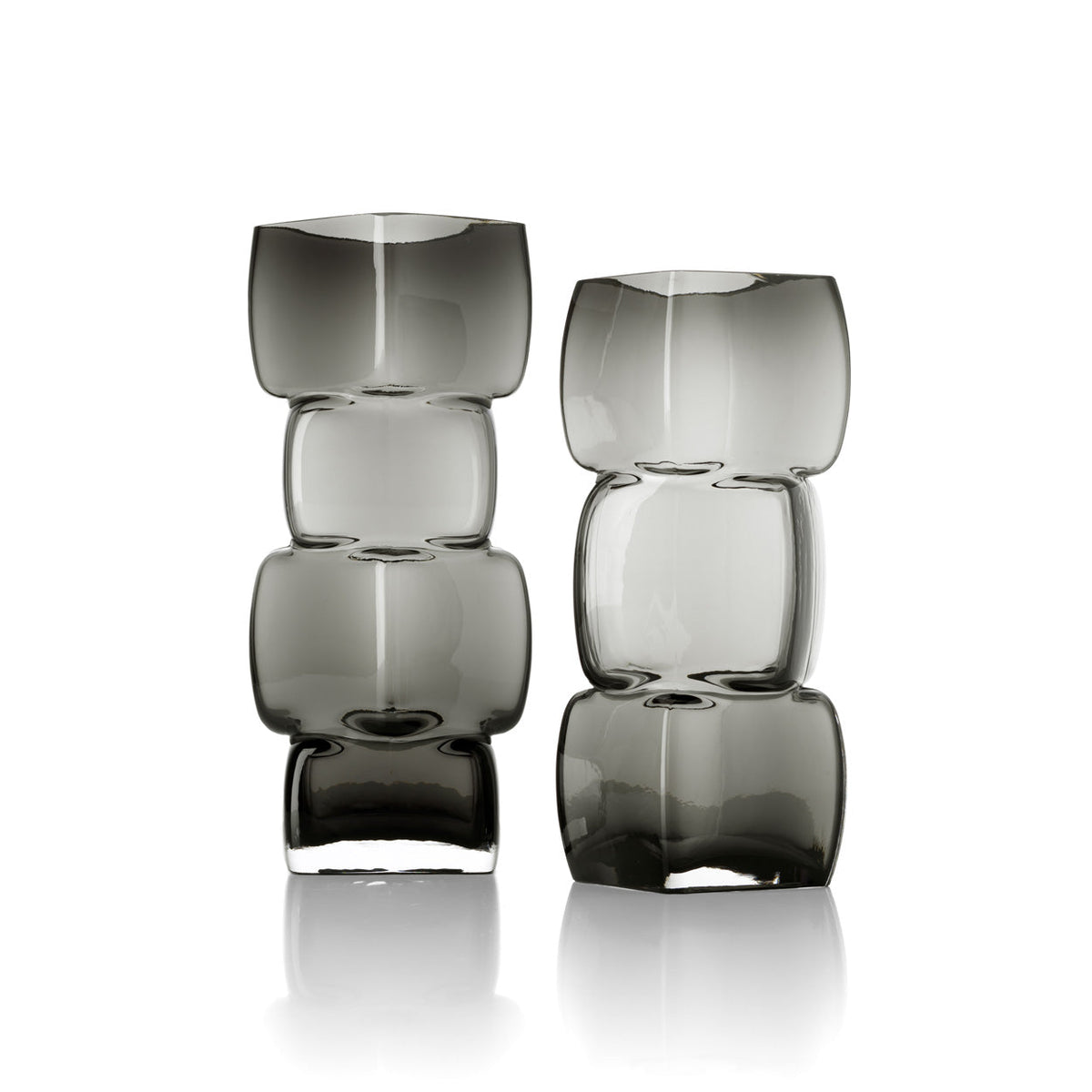 Le Vase Cubes – Gris foncé – L Bazar Bizar