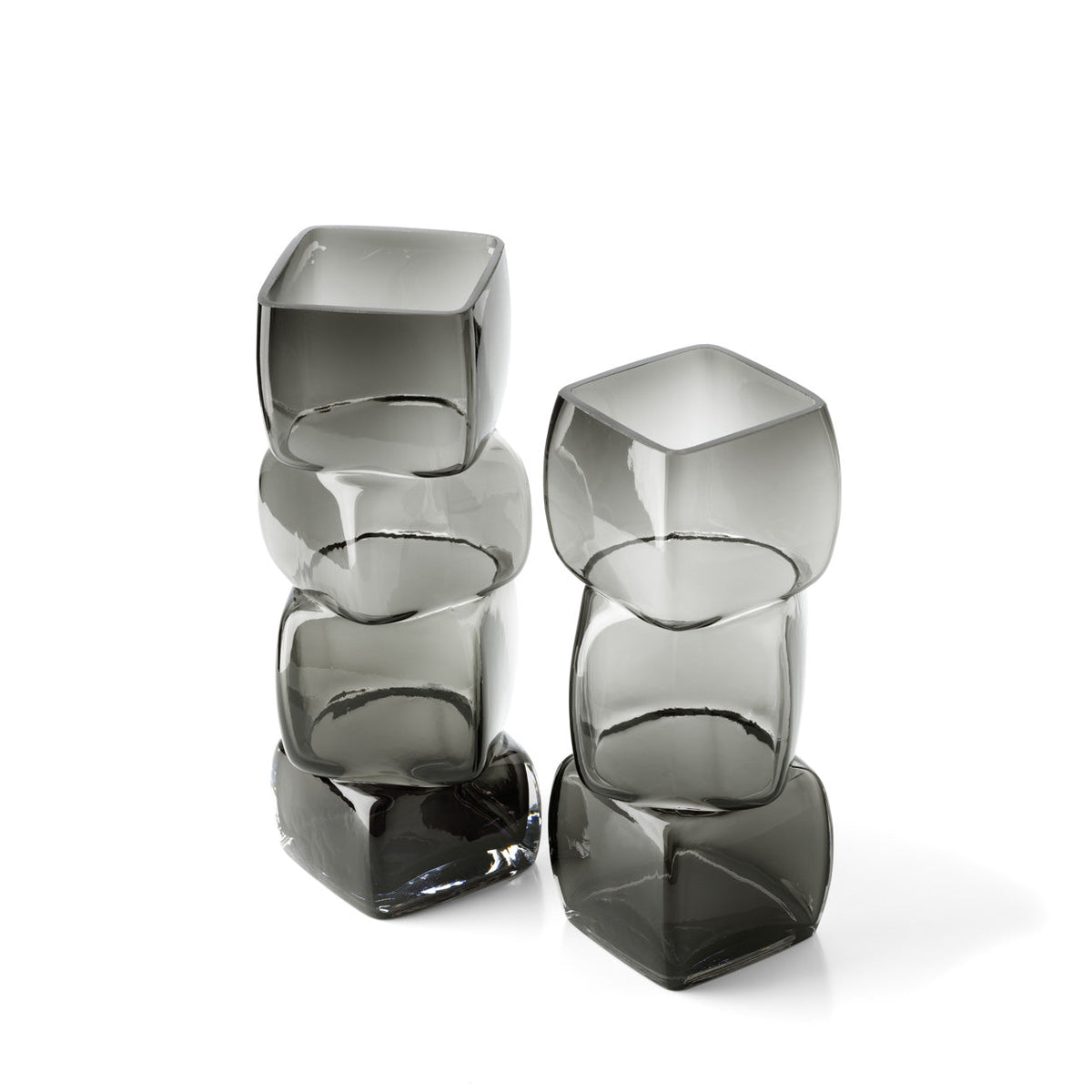 Le Vase Cubes – Gris foncé – M