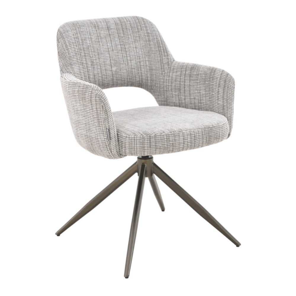 MUST Living Chaise de salle à manger pivotante DiCaprio Beige