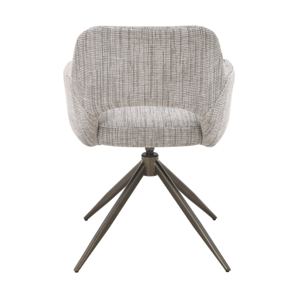 MUST Living Chaise de salle à manger pivotante DiCaprio Beige