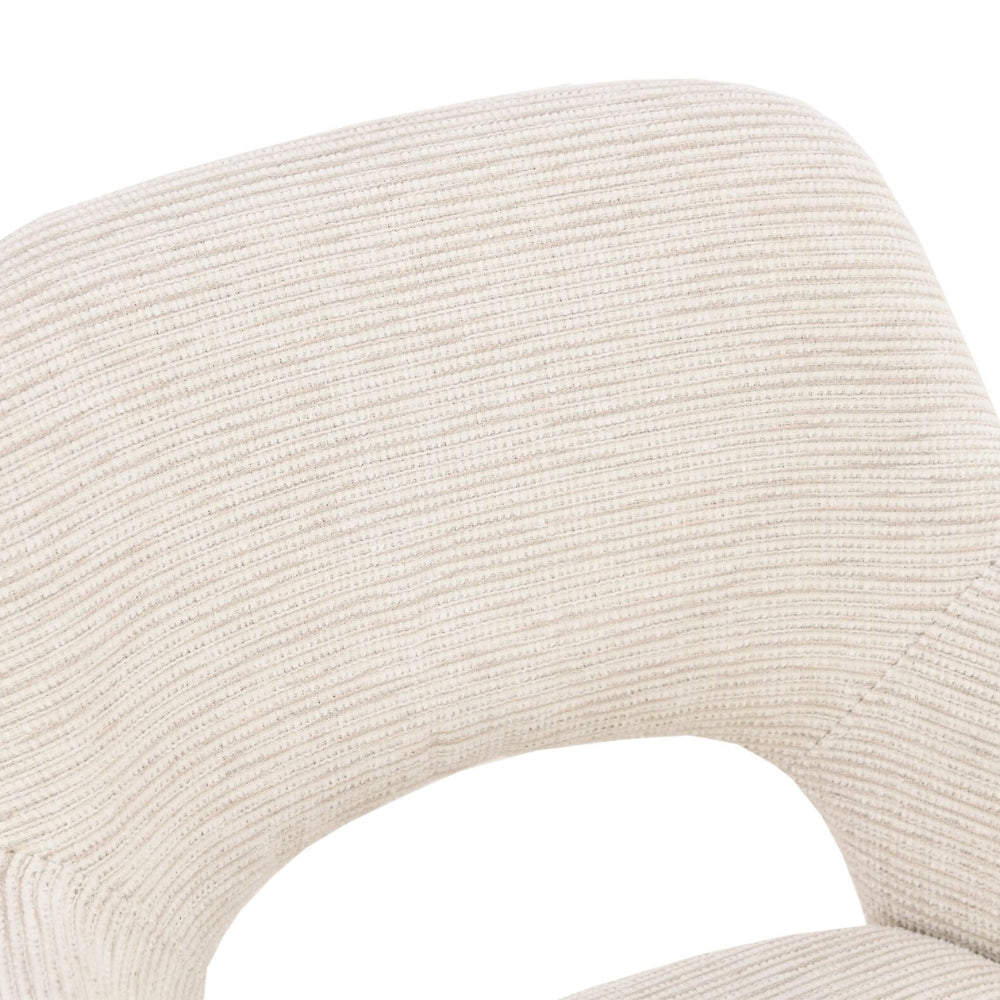 MUST Living Chaise de salle à manger pivotante DiCaprio Naturel