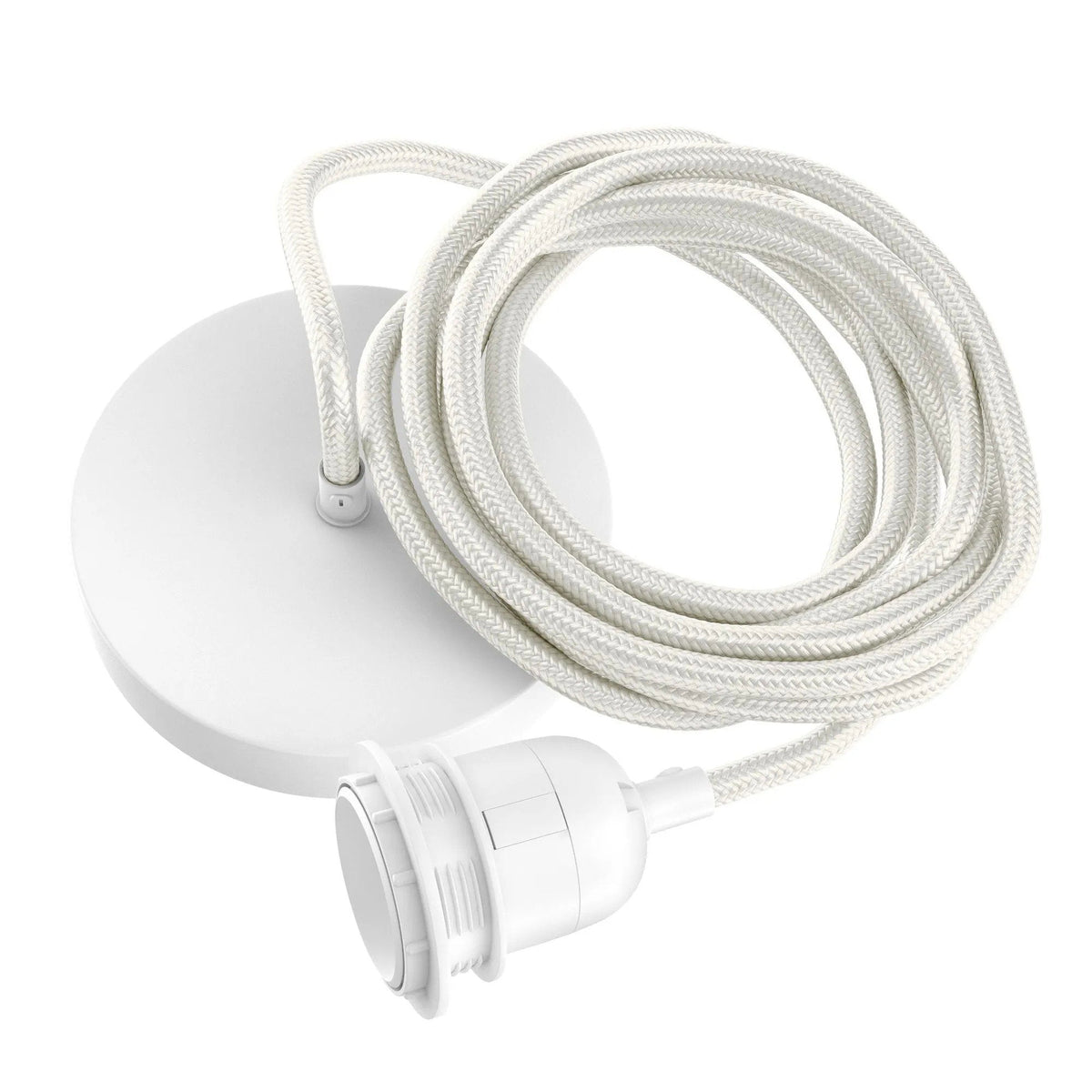 Plafonnier avec 1 douille Blanc Bazar Bizar