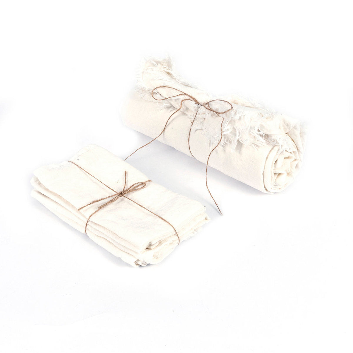 La Nappe en Lin - Blanc - 150x200 Bazar Bizar