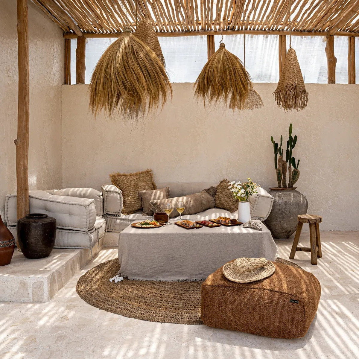 Suspension Rayung Hut - Naturel - M Bazar Bizar