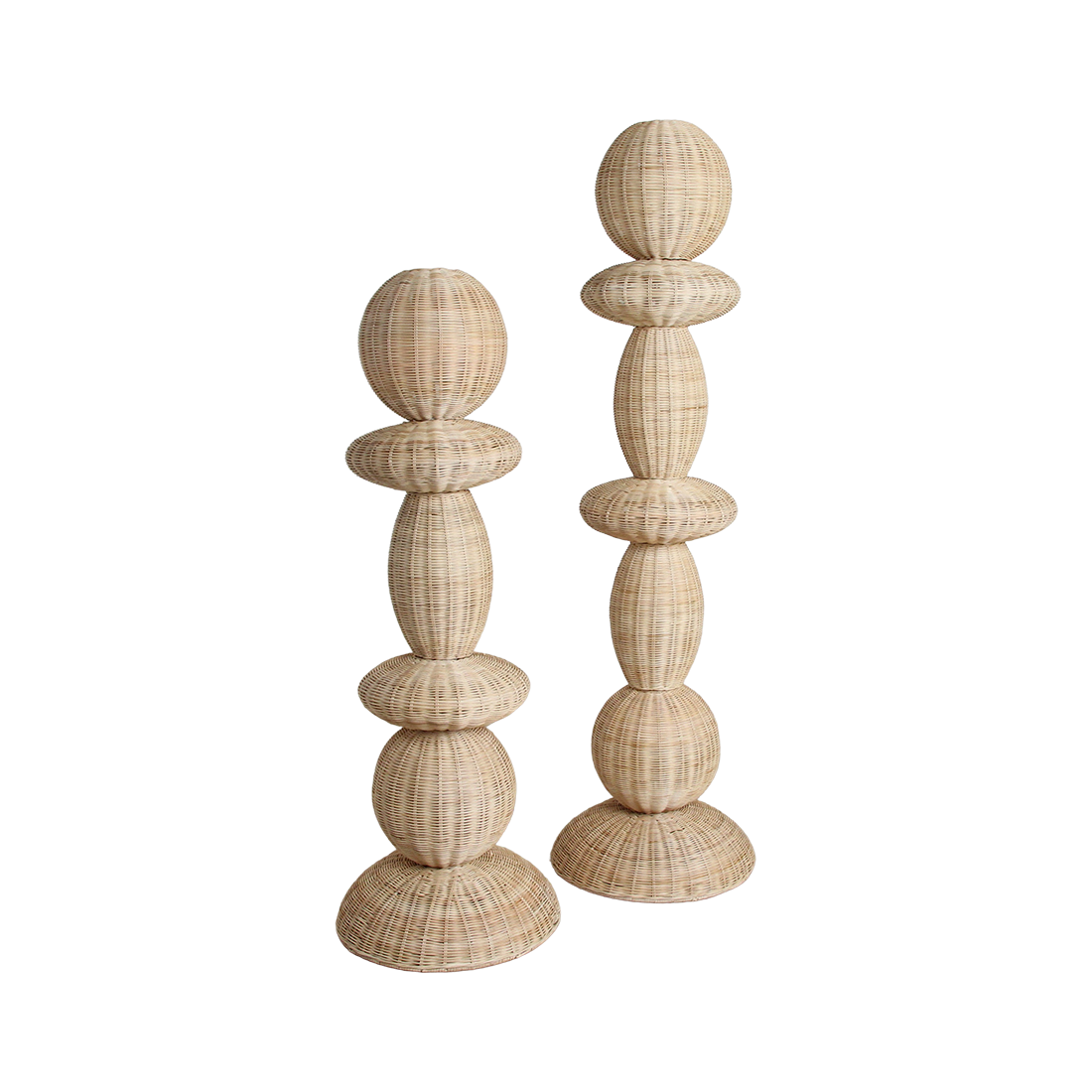 Lampadaire Tao en rotin - 140 cm Raw Materials