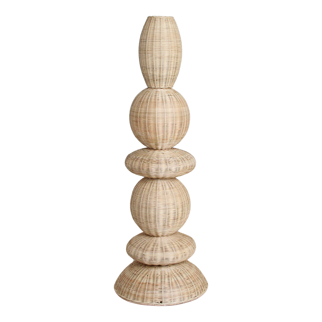 Lampadaire Tao en rotin - 140 cm Raw Materials