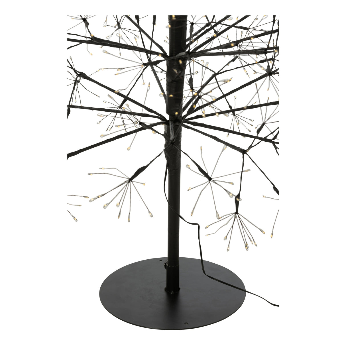 Sapin de Noël Éclairage LED Multicolore Fer Noir Extra Large H240cm J-Line