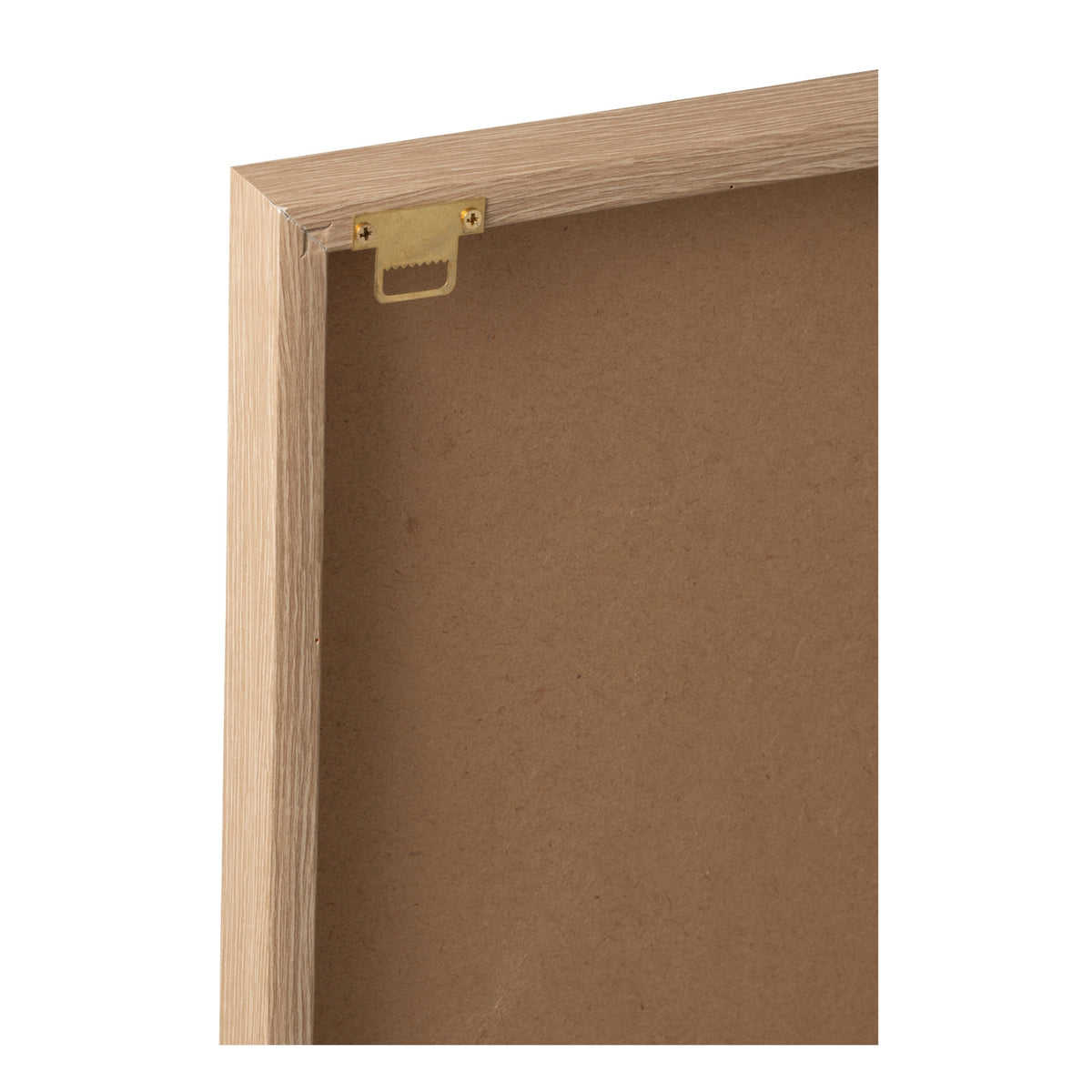 Décoration murale abstraite sur toile naturelle/blanche, assortiment de 2 pièces J-Line