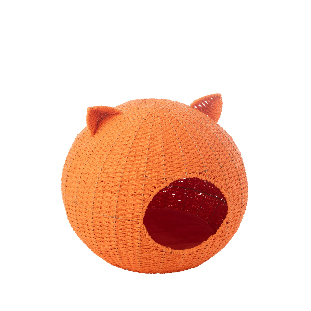 Panier pour chat Oreilles de chat Papier Orange J-Line