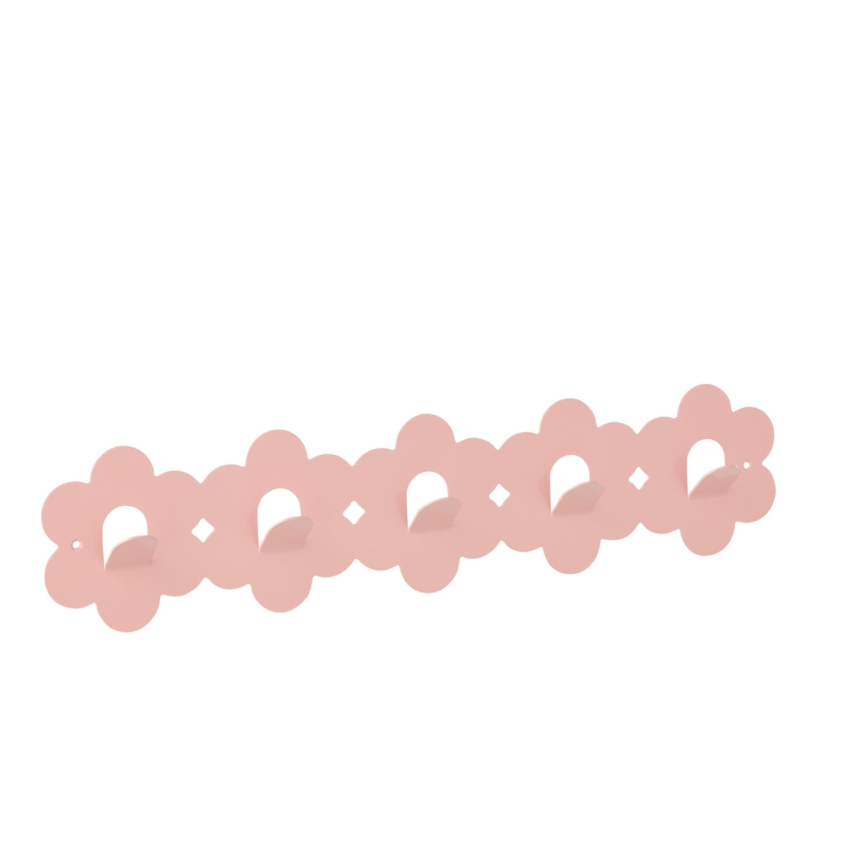 Porte-manteau Fleur Fer Rose Clair J-Line