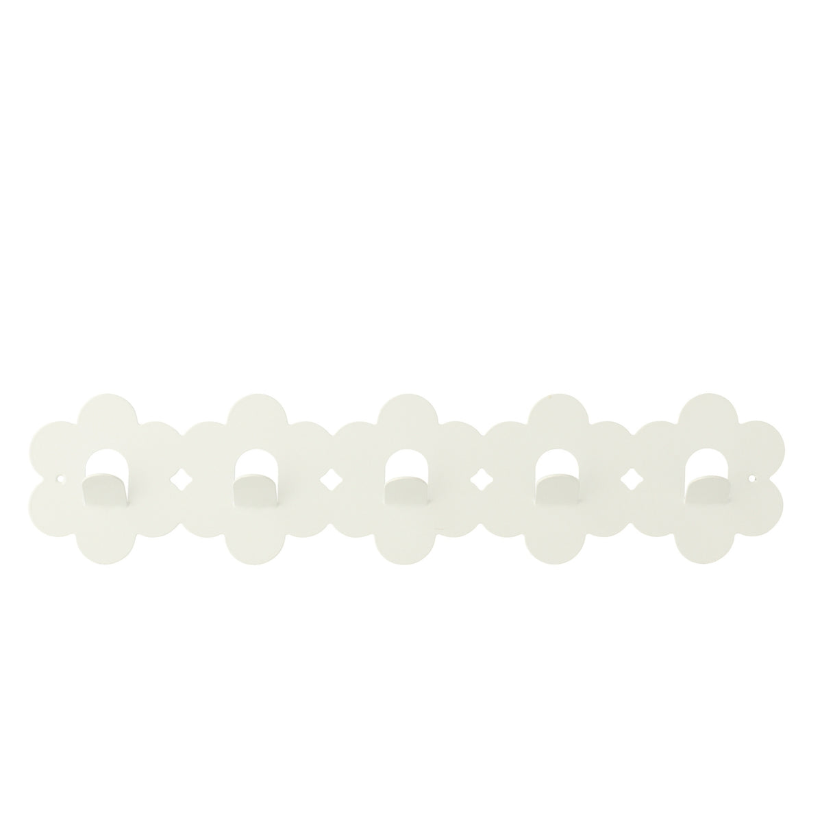 Patère Fleur Fer Blanc J-Line