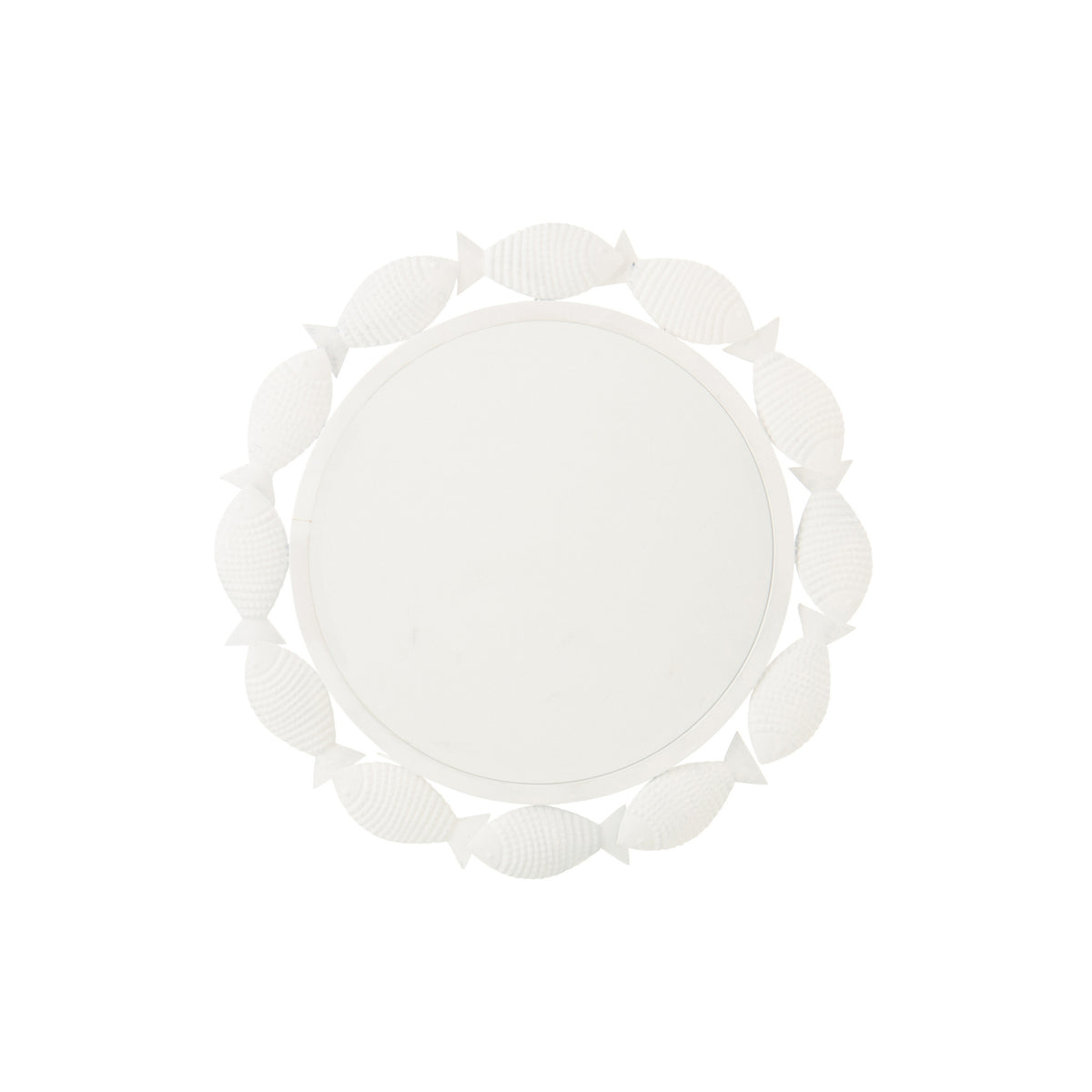 Miroir mural Poisson en fer blanc J-Line