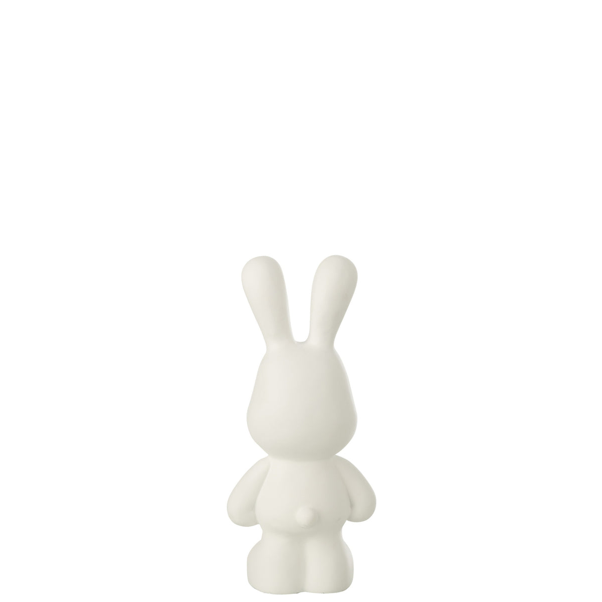 Lapin Eddy Polyrésine Blanc Petit J-Line