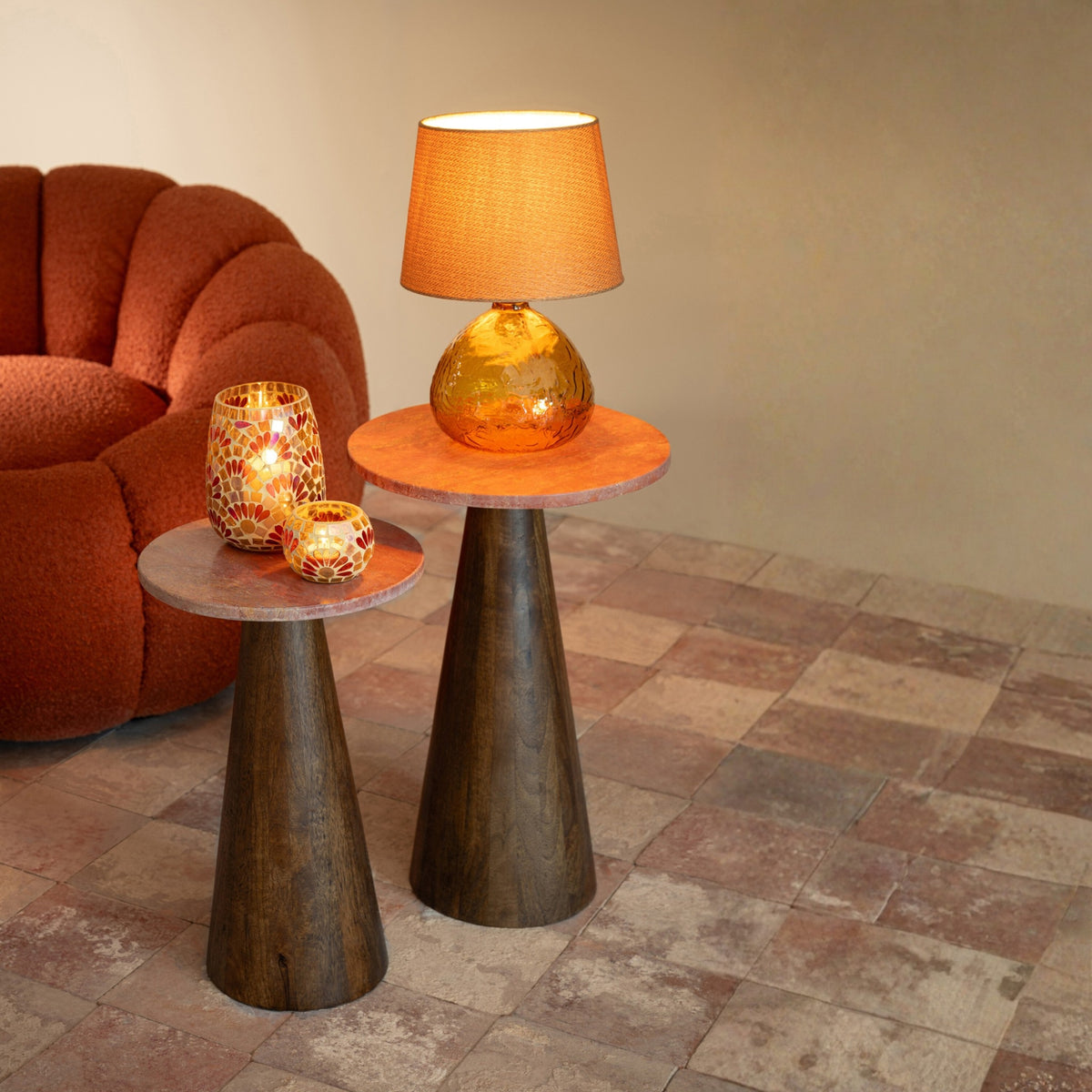 Lot de 2 tables d&