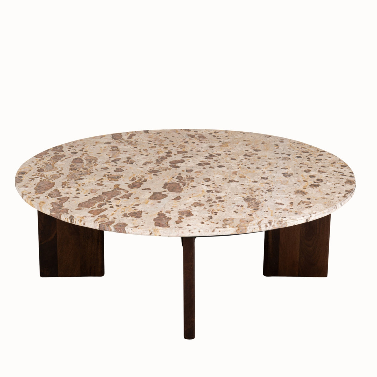 Table basse Mathilde Marbre Naturel/Beige J-Line