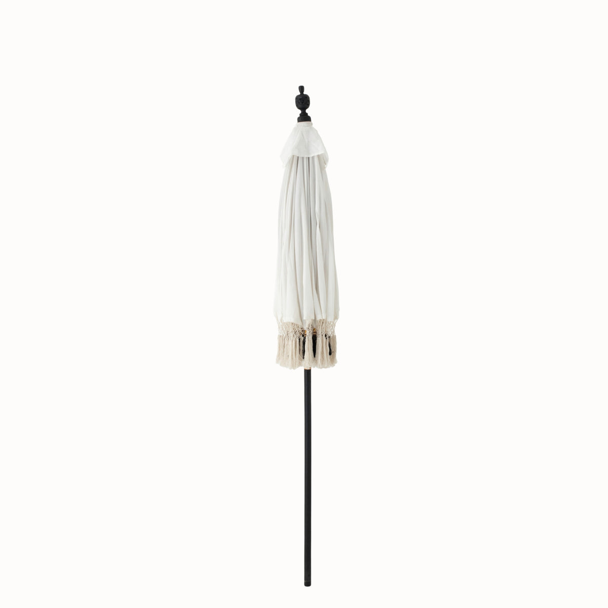 Parasol Flavie Bois/Coton Écru/Noir J-Line