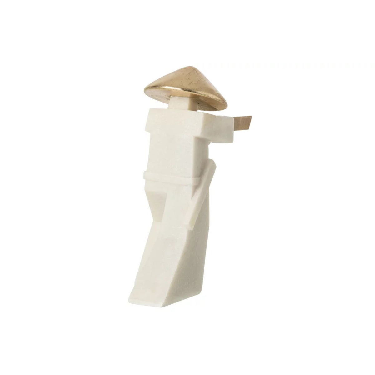 Figurine Sports de combat Résine Blanc/Or J-Line